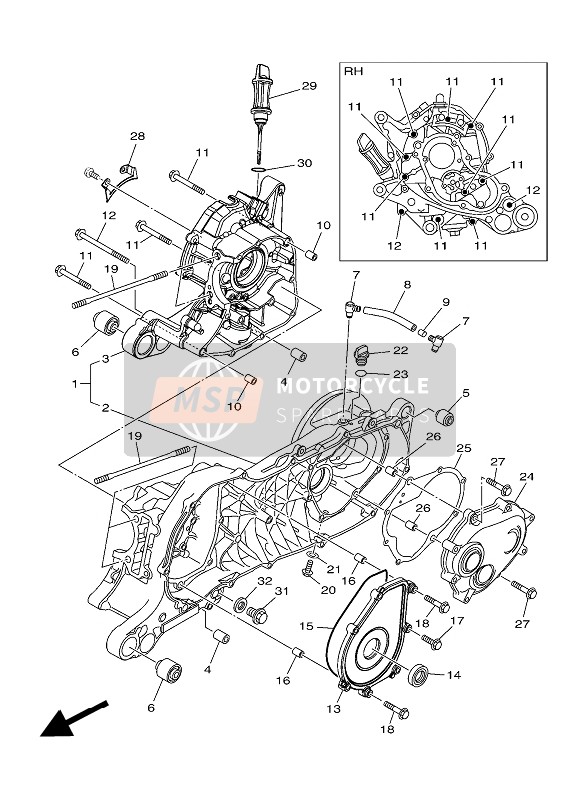 950220606000, Flensbout, Yamaha, 3